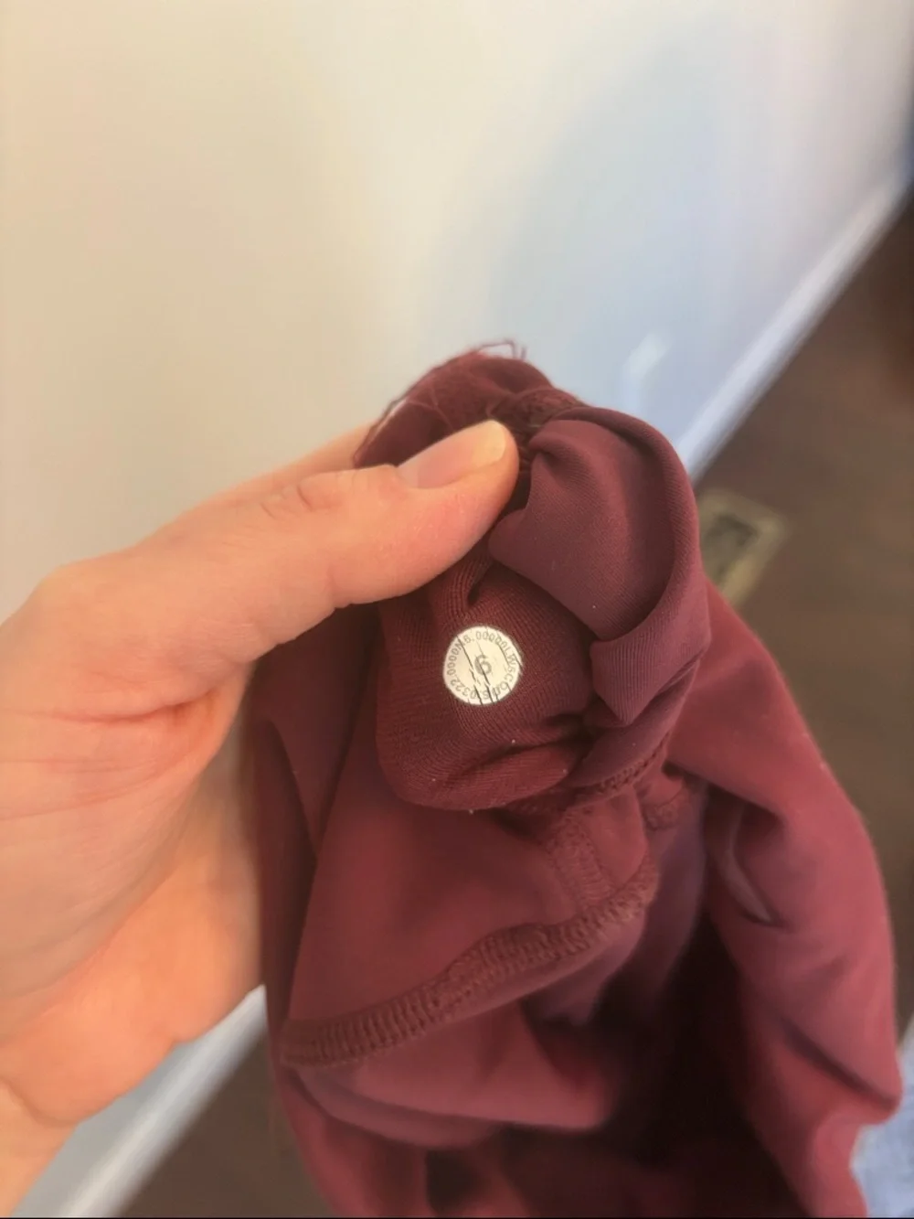 Lululemon Deep Red Wunder Train Legging 25in Size 6 - Picture 2 of 5